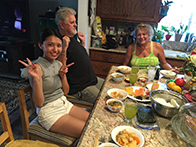 ホストマザーと、マザーの友達に日本食をおもてなしした日。