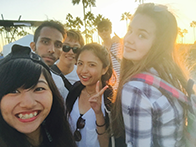 ベニスビーチ。ロシア、サウジアラビア、日本人の語学学校の友達と行きました。 