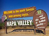 ワイナリーの有名なNAPA。